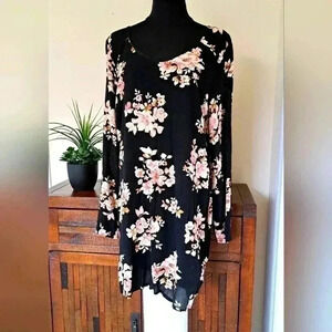 ❤️ Lily Morgan Long Sleeved Floral Dress Size  Medium